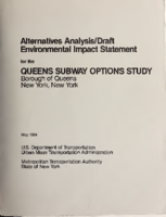 Alternatives AnalysisDraft Environmental Impact Statement for the Queens Subway Options Study Borough of Queens New York New York
