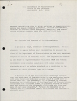 Remarks Prepared for Alan S Boyd Secretary of Transportation before the Senate Commerce Committee Aviation Subcommittee Relating to Aircraft Noise Abatement