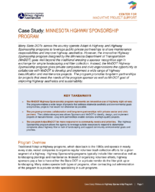 Case Study Minnesota Highway Sponsorship Program