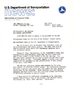 US Department of Transportation News Office of Public and Consumer Affairs UMTA 7861 19 Million to New Orleans for Transit Improvements