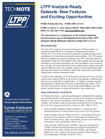 LTPP AnalysisReady Datasets New Features and Exciting Opportunities