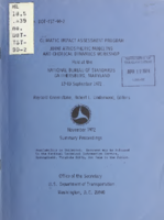 Joint Atmospheric Modeling and Chemical Dynamics Workshop