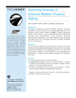 Improving Accuracy of Unbound Resilient Modulus Testing