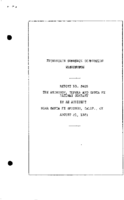 Interstate Commerce Commision Report of the Accident  Investigation Occuring on the ATCHISON TOPEKA AND SANTA FE RAILWAY SANTA FE SPRINGS CA