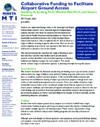 Collaborative funding to facilitate airport ground access research brief