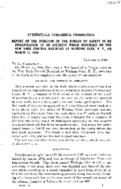 Interstate Commerce Commission Report of the Accident  Investigation Occurring on the NEW YORK CENTRAL RAILROAD WATKINS GLEN NY