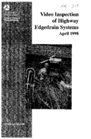 Video Inspection of Highway Edgedrain Systems