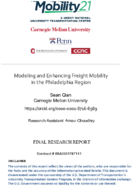 Modeling and Enhancing Freight Mobility in the Philadelphia Region
