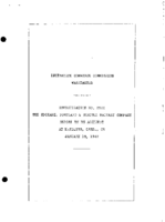 Interstate Commerce Commision Report of the Accident  Investigation Occuring on the SPOKANE PORTLAND AND SEATTLE RAILWAY METOLIUS ORAG