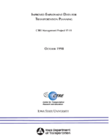Improved employment data for transportation planning
