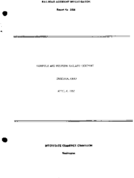 Interstate Commerce Commision Report of the Accident  Investigation Occuring on the NORFOLK AND WESTERN SARDINIA OH