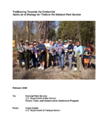 Trailblazing towards the centennial  notes on a strategy for trails in the National Park Service