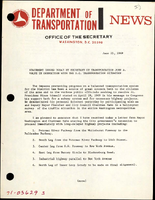Statement Issued Today by Secretary of Transportation John A Volpe in Connection with the DC Transportation Situation