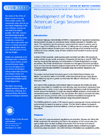 Development of the North American Cargo Securement Standard
