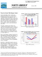 NHTS Brief Travel to School The Distance Factor National Household Travel Survey