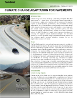 Climate Change Adaptation for Pavements Techbrief