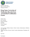 Drug Name Correction of Medication Records from Aeromedical Certification Exams