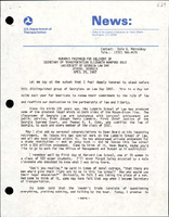 Remarks Prepared for Delivery by Secretary of Transportation Elizabeth Hanford Dole University of Georgia Law Day