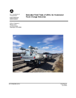 Extended Field Trials of LRAIL for Automated Track Change Detection
