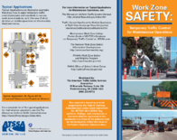 Work Zone Safety Temporary Traffic Control for Maintenance Operations brochure