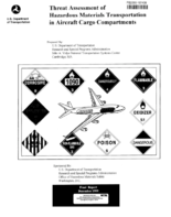 Threat Assessment of Hazardous Materials Transportation in Aircraft Cargo Compartments