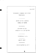 Interstate Commerce Commision Report of the Accident  Investigation Occuring on the SEABOARD AIR LINE RAILWAY YOUNGVILLE NC