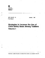 Strategies to Increase the Use of Child Safety Seats among Toddlers Volume 1