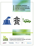 Locational Marginal Emission Evaluation for Electric Vehicle Charging Facility Planning