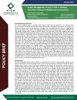 Supply Management of Auto Traffic to Address Starvation of Green in Multimodal Environments Policy Brief