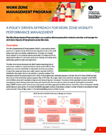 A PolicyDriven Approach for Work Zone Mobility Performance Management