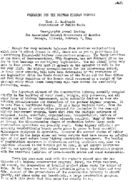 Preparing for the Postwar Highway Program