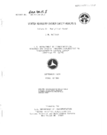 Vortex Advisory System Safety Analysis  Volume 1 Analytical Model