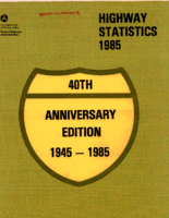 Highway Statistics 1985