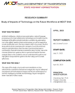 Study of Impacts of Technology on the Future Workforce at the MDOT SHA Research Summary