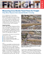 Measuring CrossBorder Travel Times for Freight Otay Mesa International Border Crossing Summary