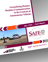 Formalizing Human Machine Communication in the Context of Autonomous Vehicles
