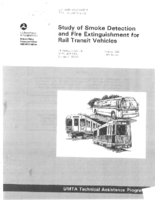 Study of Smoke Detection and Fire Extinguishment for Rail Transit Vehicles