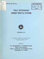 Fully automated urban traffic system