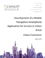Development of a Mobile Navigation Smartphone Application for Seniors in Urban Areas Urban Connector
