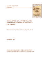 Developing an Active Traffic Management System for I70 in Colorado