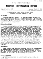 Investigation of Aircraft Accident LOCKHEED VENTURA MILWAUKEE WISCONSIN 19541217