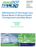 Effectiveness of Twostage Turn Queue Boxes in Massachusetts A Comparison with Bike Boxes