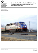 Locomotive Fuel Tank Structural Safety Testing Program Passenger Locomotive Fuel Tank Side Impact Load Test