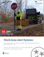Work Zone Alert Systems