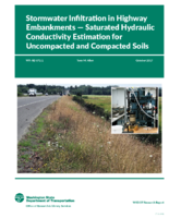Stormwater Infiltration in Highway Embankments  Saturated Hydraulic Conductivity Estimation for Uncompacted and Compacted Soils