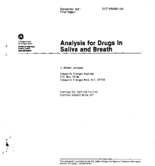 Analysis for Drugs in Saliva and Breath