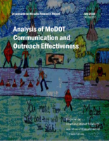 Analysis of MoDOT communication and outreach effectiveness