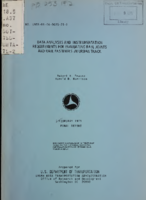 Data Analysis and Instrumentation Requirements for Evaluating Rail Joints and Rail Fasteners in Urban Track