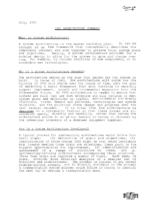 IVHS Architecture Summary