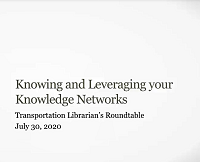Knowing and Leveraging Your Knowledge Networks